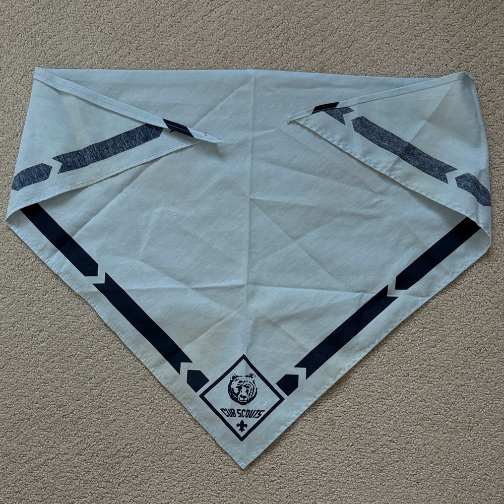 Cub Scouts Neckerchief with Dark Blue Accents